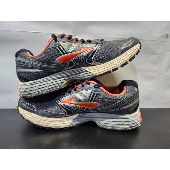 Brooks Adrenaline GTS 14 Gray/Orange Mens Size US 9 1101581D081 Running Shoes - Picture 10 of 12